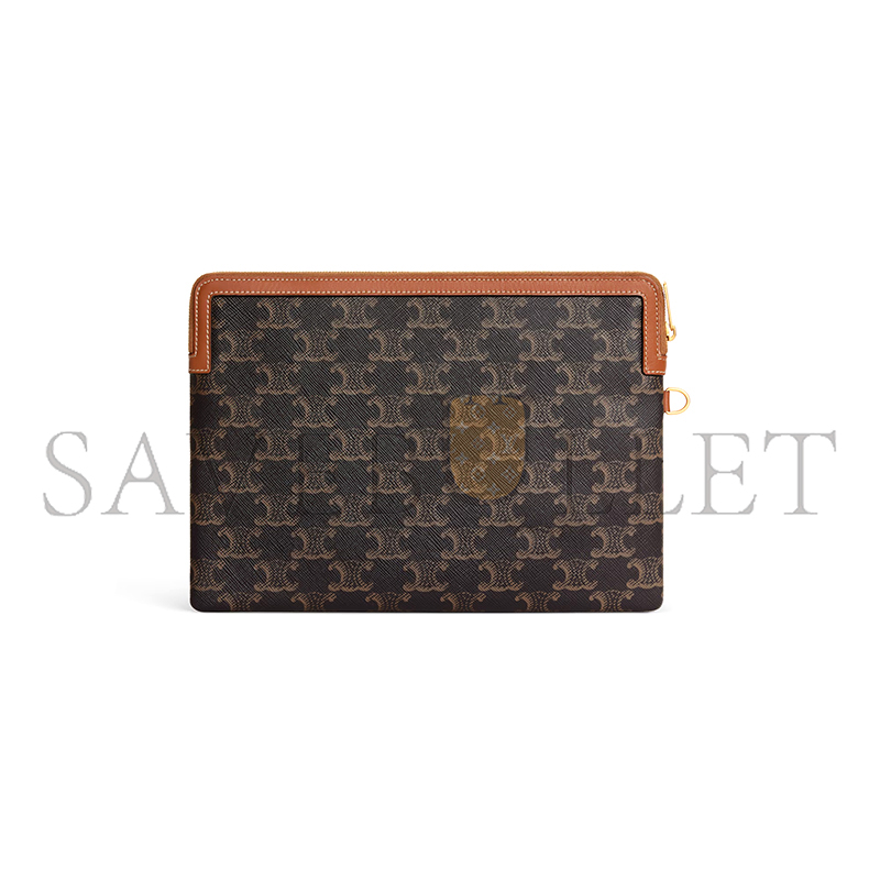 Ce1i*e small pouch with strap cuir triomphe 10j502fes.04lu (25*17.5*1cm)